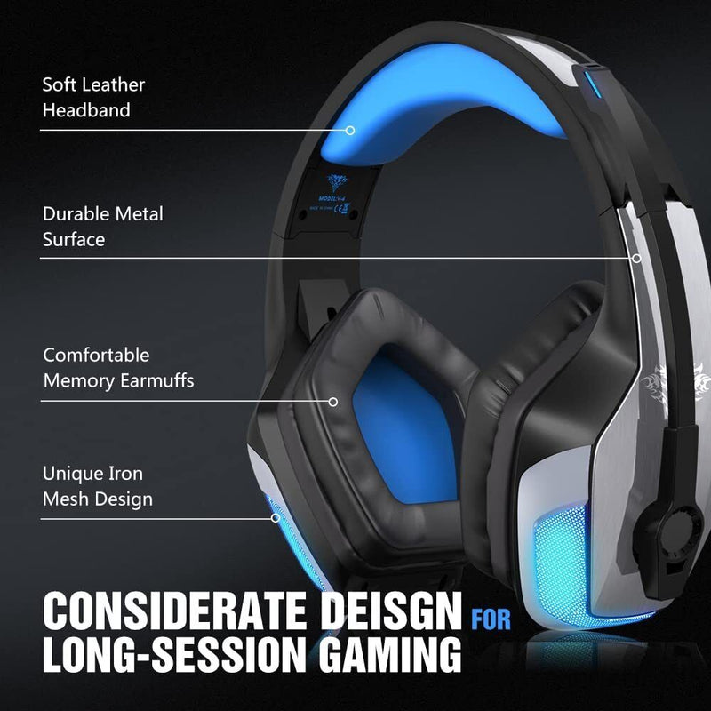 Auriculares Gaming con Cancelación de Ruido y Micrófono para Consolas y PC