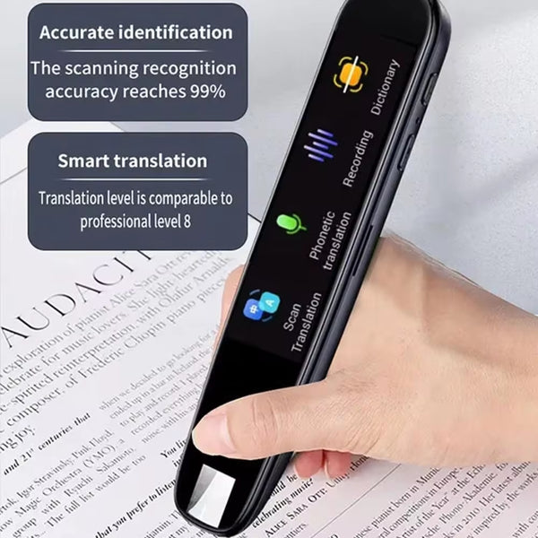 Smart Offline Translation Pen - 123 Language Scanning Device for Educators and Learners