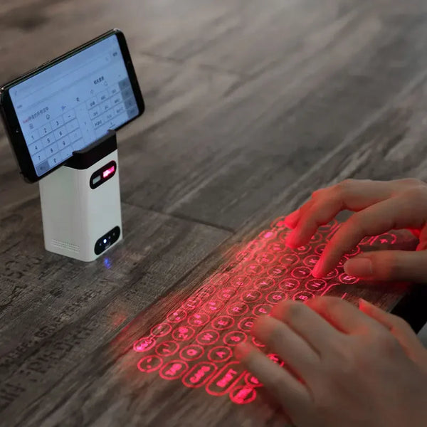 Bluetooth Virtual Laser Keyboard and Mouse Projector for Mobile Devices and Laptops