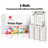 T02 Portable Mini Thermal Printer - Compact DIY Label Maker with Self-Adhesive Stickers and Diverse Paper Options