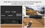 17" Sound Bar for TV - 80W Bluetooth Surround Sound System W/ 4 Powerful Drivers