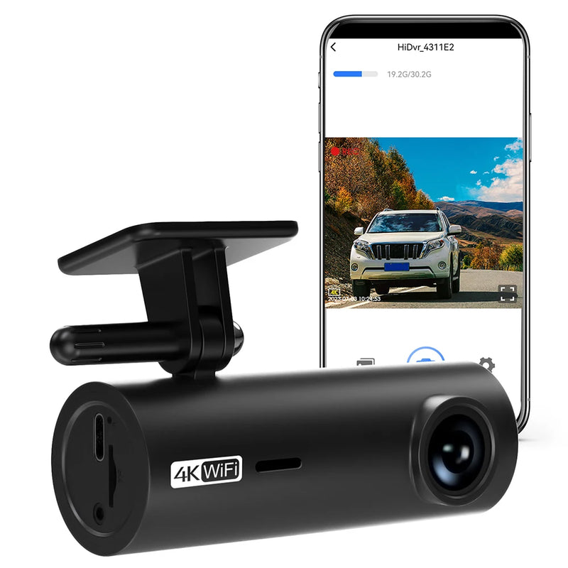 LF10 4K Front Dashcam with Loop Recording and Automatic Overwrite for Enhanced Vehicle Safety